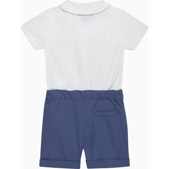 Little The Smocked Rupert Set, French Navy - Mixed Apparel Set - 2