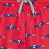 Little Sebastian Car Swimshort, Red - Swim Trunks - 3