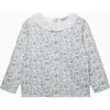 Little Liberty Print Bluebell Sweatshirt, Blue - Sweatshirts - 1 - thumbnail