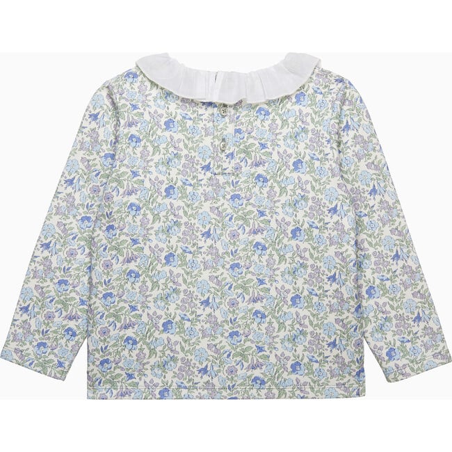 Little Liberty Print Bluebell Sweatshirt, Blue - Sweatshirts - 2