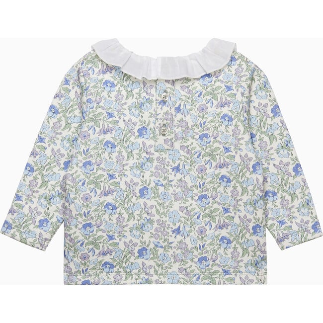 Little Liberty Print Bluebell Sweatshirt, Blue - Sweatshirts - 5