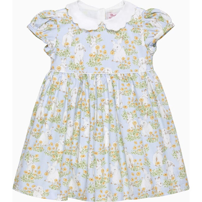 Little Bella Bunny Petal Dress, Blue Bunny