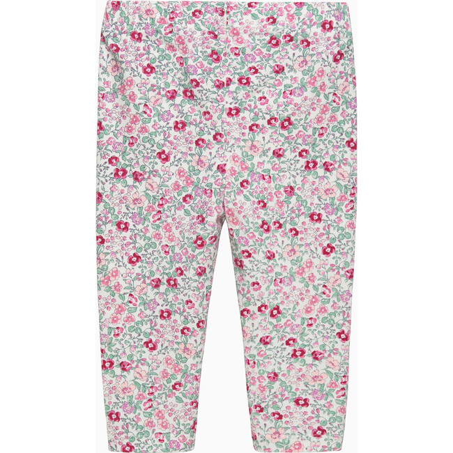 Little Catherine Leggings, Pink Floral - Leggings - 2