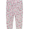 Little Catherine Leggings, Pink Floral - Leggings - 2