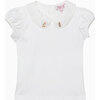 Duck And Bunny T-Shirt, White - T-Shirts - 1 - thumbnail