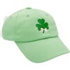 Clover Bow Baseball Hat, Green - Hats - 1 - thumbnail