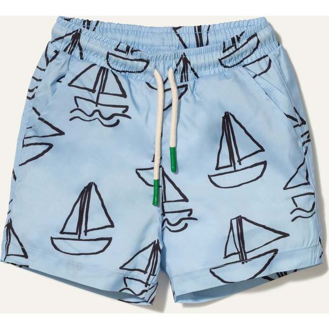 Recycled Swim Sailboats Baby Swim Trunk