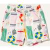 Recycled Swim Beach Print Baby Swim Trunk - Swim Trunks - 1 - thumbnail