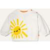 Recycled Cotton Sun Kid Sweatshirt - Sweatshirts - 1 - thumbnail