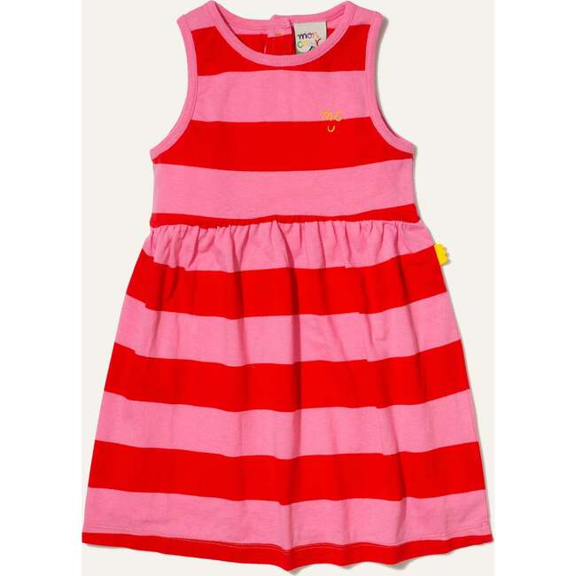 Recycled Cotton Stripes Kid Tank Dress