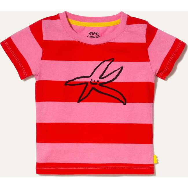 Recycled Cotton Stripe Starfish Baby T-Shirt