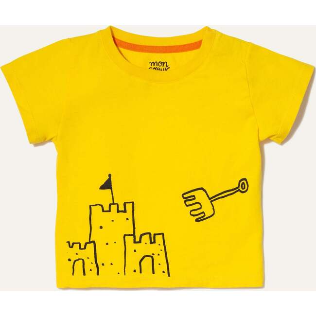 Recycled Cotton Sandcastle Baby T-Shirt - T-Shirts - 1