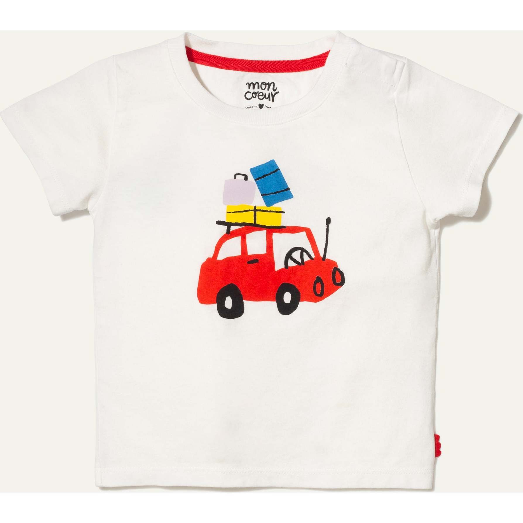 Recycled Cotton Roadtrip Baby T-Shirt - T-Shirts - 1