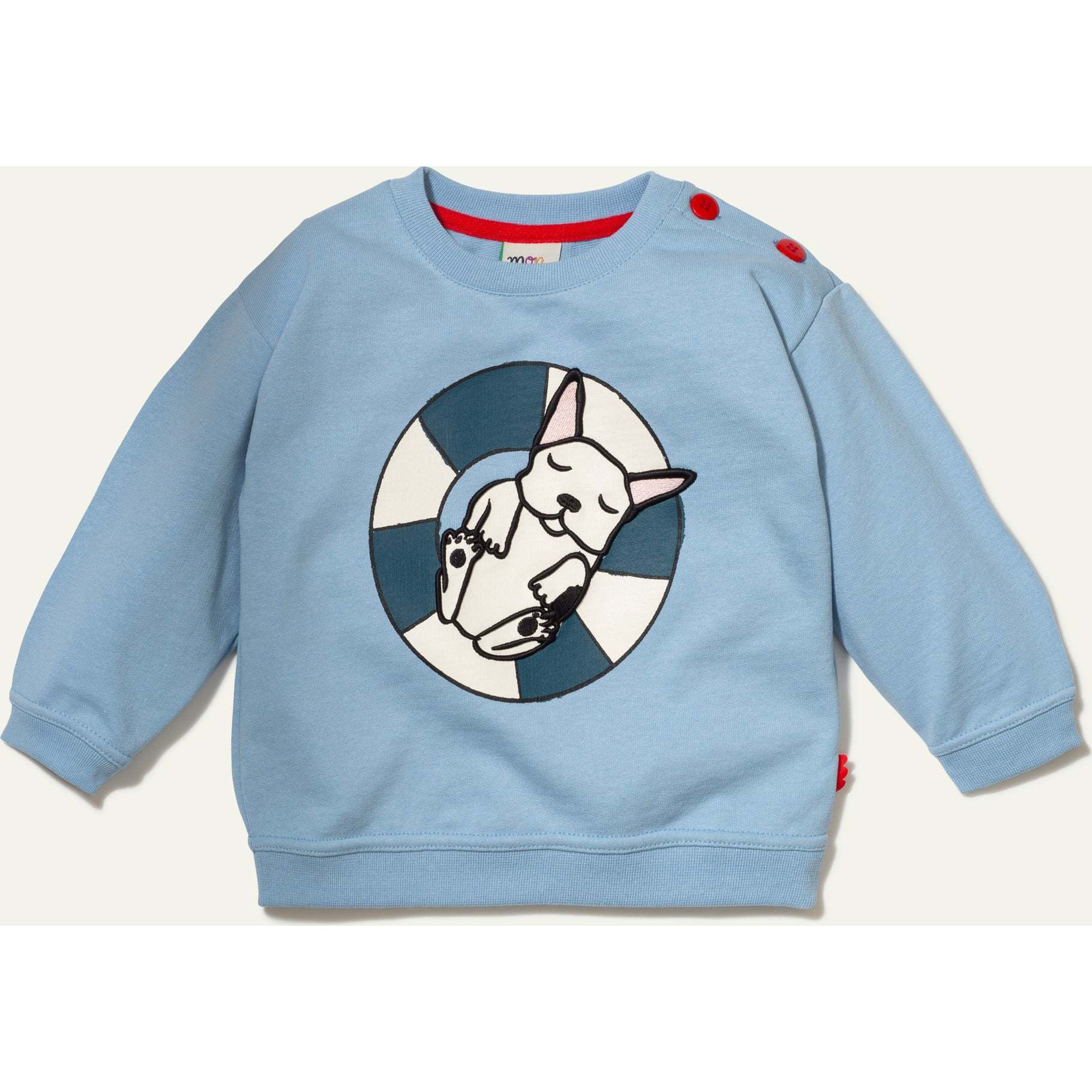 Recycled Cotton Frenchie Baby Sweatshirt - Sweatshirts - 1