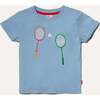 Recycled Cotton Badminton Kid T-Shirt - T-Shirts - 1 - thumbnail