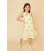 Linen Sun Print Kid Ruffle Dress - Dresses - 2