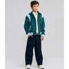 Keanu Varsity Jacket, Green - Jackets - 2