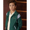 Keanu Varsity Jacket, Green - Jackets - 3