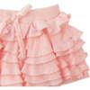 Baby Wilma Tiered Skorts With Ribbed Waistband, Peach - Skirts - 3