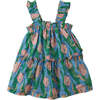 Baby Connie  Tiered Dress Charm With Ruffled Straps, Multi - Dresses - 1 - thumbnail