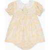 Yellow Toile Savanna Baby Girl Set - Dresses - 1 - thumbnail