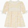 Yellow Toile Silas Girl Dress - Dresses - 1 - thumbnail