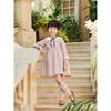 Pink Floral Stripe Alondra Girl Dress - Dresses - 2