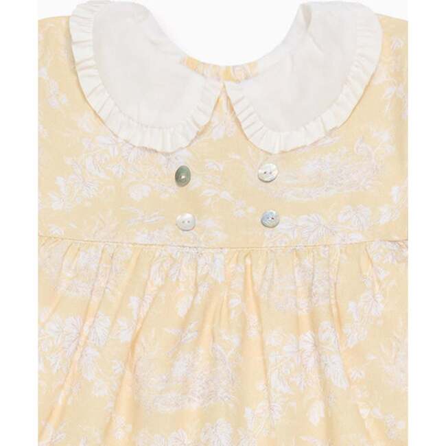 Yellow Toile Savanna Baby Girl Set - Dresses - 4