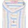 Sand Stripe Jazmin Cotton Long Sleeve Boy Shirt - T-Shirts - 2