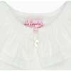 White Polka Dot Lorna Long Sleeve Baby Girl Shirt - Blouses - 5