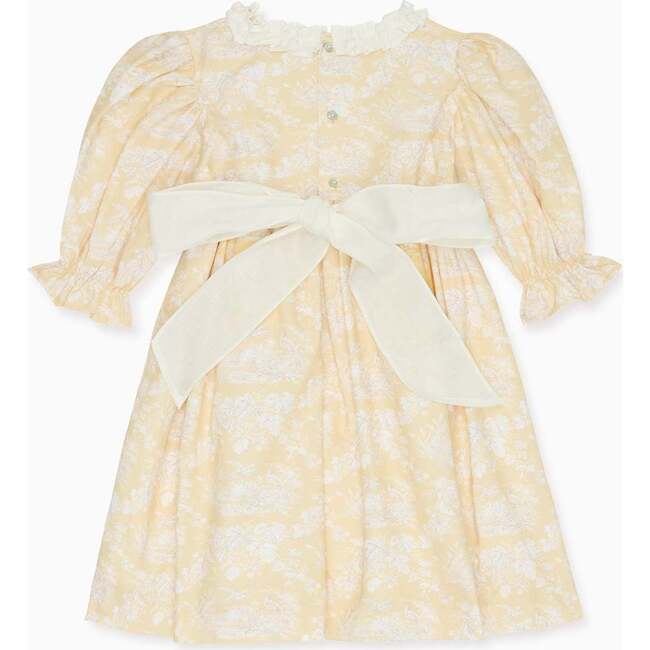 Yellow Toile Silas Girl Dress - Dresses - 5