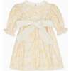 Yellow Toile Silas Girl Dress - Dresses - 5