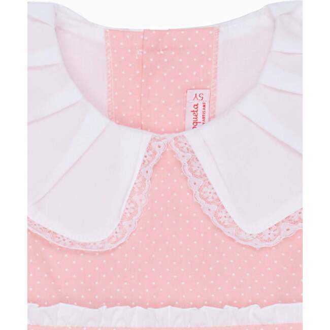 Pink Polka Dot Viviana Girl Dress - Dresses - 4