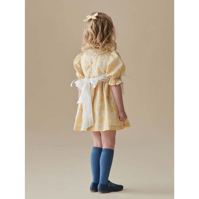 Yellow Toile Silas Girl Dress - Dresses - 6