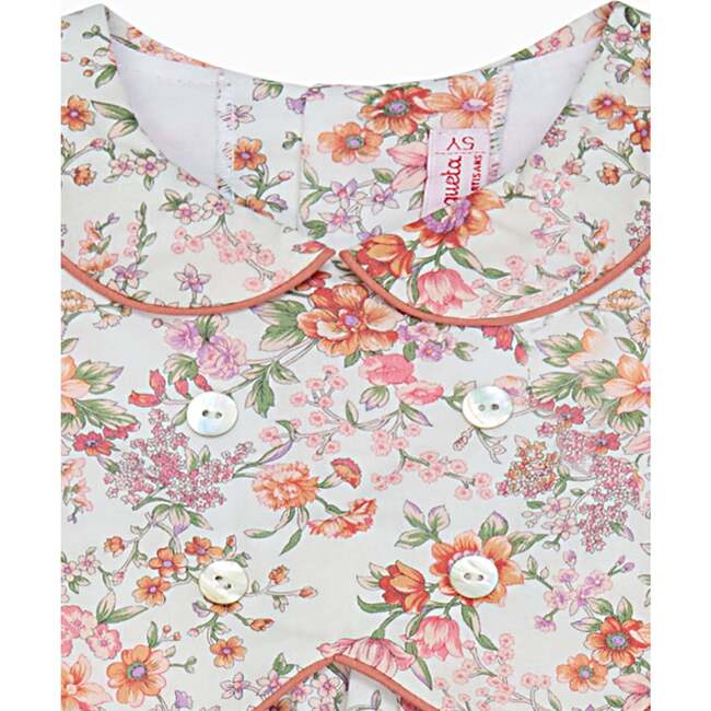 Pink Floral Romina Girl Dress - Dresses - 3