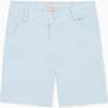 Light Blue Bocusi Boy Chino Shorts - Shorts - 1 - thumbnail