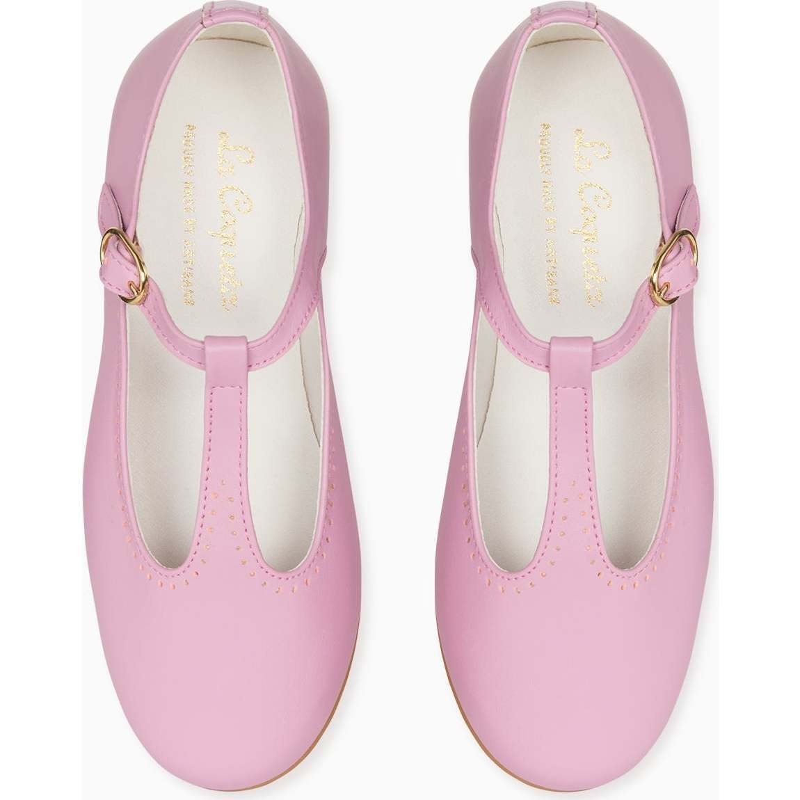 Lilac Leather Girl T-Bar Shoes - T-Straps - 1