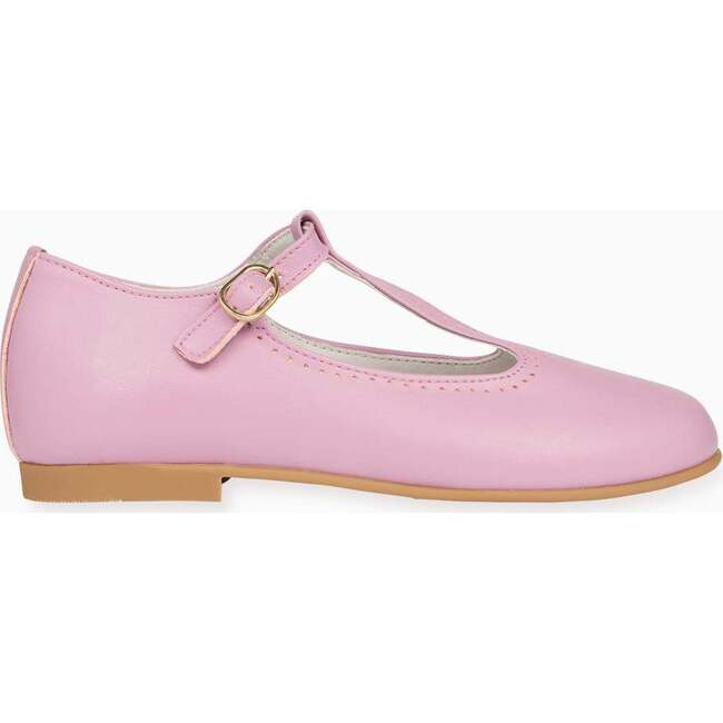 Lilac Leather Girl T-Bar Shoes - T-Straps - 4