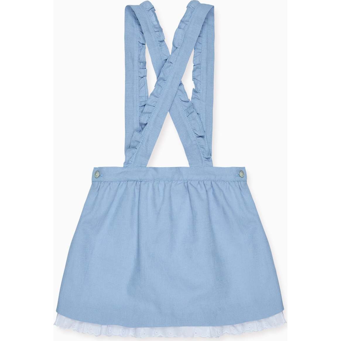 Light Blue Agata Girl Pinafore Skirt - Skirts - 1