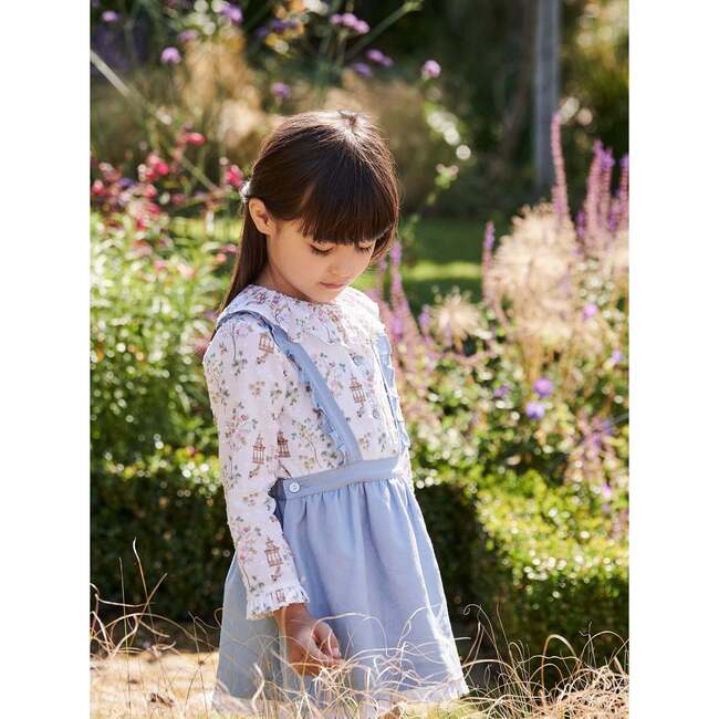 Light Blue Agata Girl Pinafore Skirt - Skirts - 2