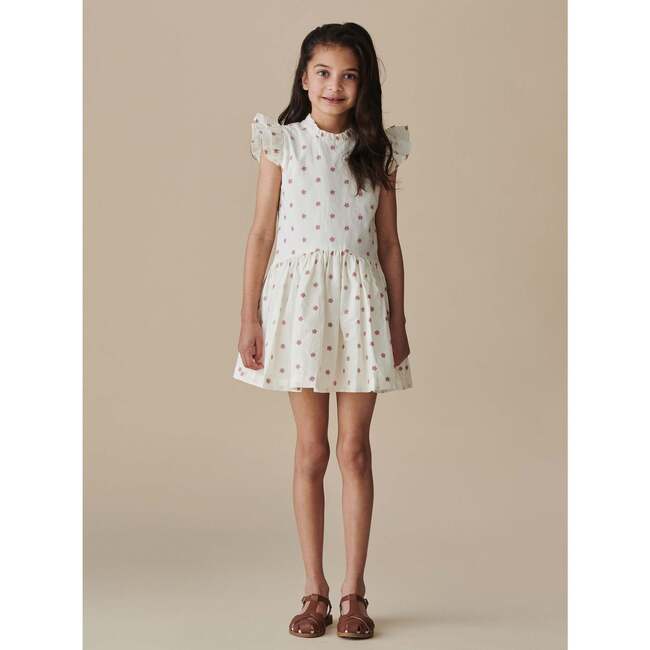 Ivory Floral Rita Girl Drop Waist Dress - Dresses - 2