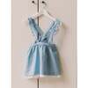 Light Blue Agata Girl Pinafore Skirt - Skirts - 6