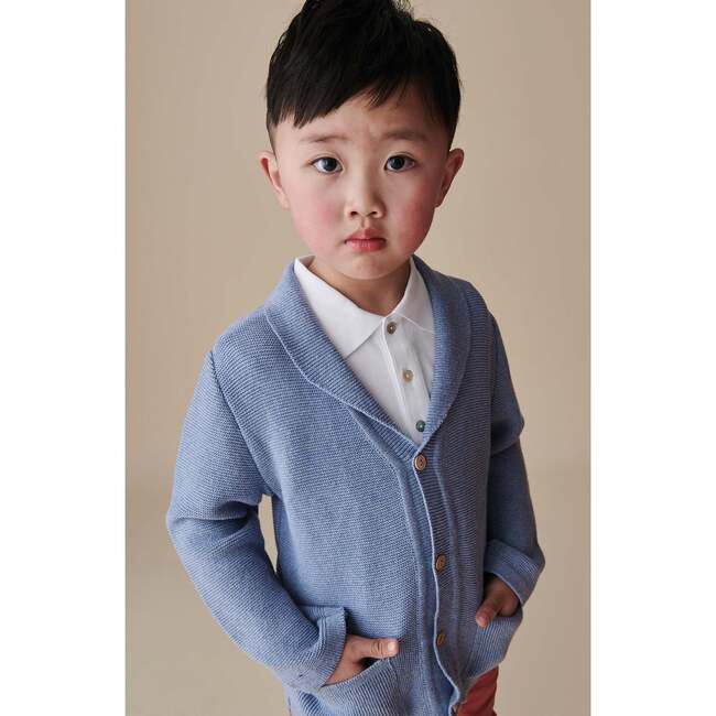 Indigo Selvas Cotton Boy Cardigan - Cardigans - 2