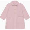 Dusty Pink Henrietta Girl Coat - Coats - 1 - thumbnail