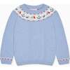 Dusty Blue Maritimo Cotton Boy Jumper - Sweaters - 1 - thumbnail