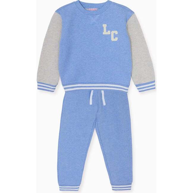 Dusty Blue Pernille Kids Tracksuit