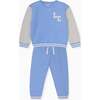 Dusty Blue Pernille Kids Tracksuit - Mixed Apparel Set - 1 - thumbnail