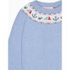 Dusty Blue Maritimo Cotton Boy Jumper - Sweaters - 4