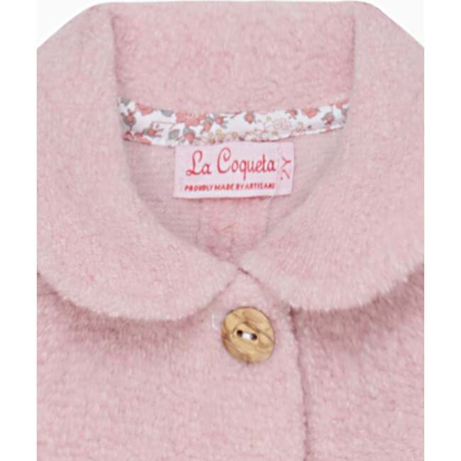 Dusty Pink Henrietta Girl Coat - Coats - 4