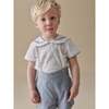 Dark Blue Stripe Antonio Baby Boy Set - Mixed Apparel Set - 2